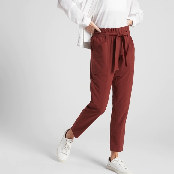 Athleta Pants - Athleta Skyline Pants Burnt Orange sz 0